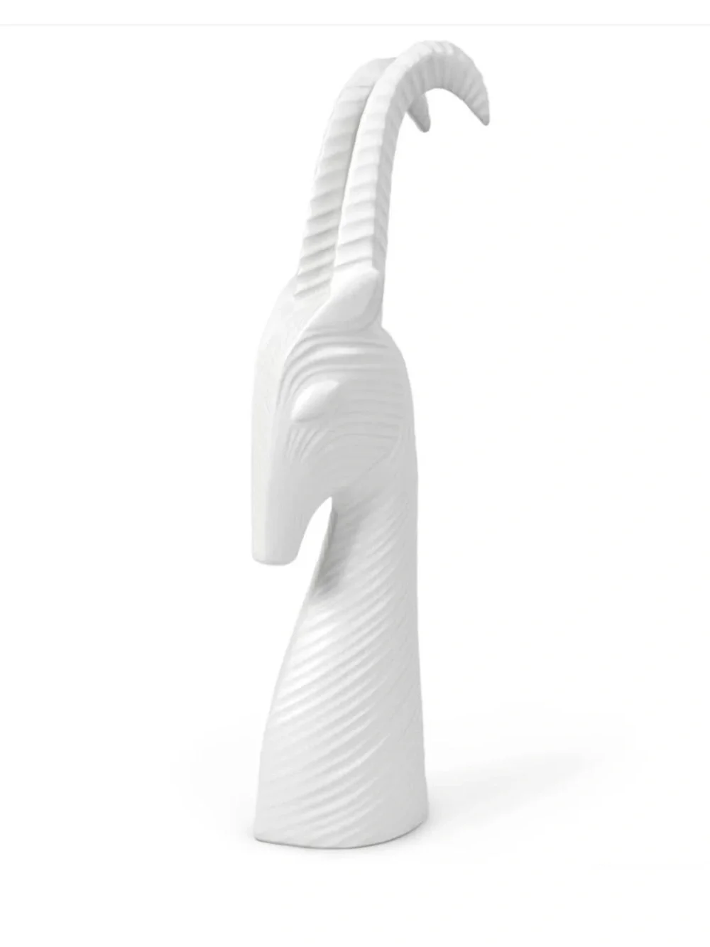 Jonathan Adler Menagerie White Ceramic Gazelle